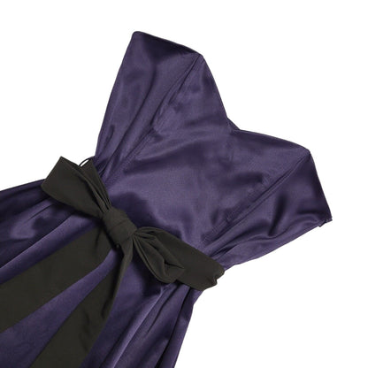 West One Vintage 90s Purple Sweetheart Evening Dress Uk Women's Size 10 W28