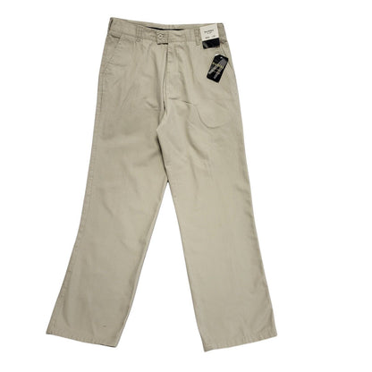 Daniel 90s Vintage Beige Straight Dress Trousers Uk Men's Size M W32 L32 Bnwt