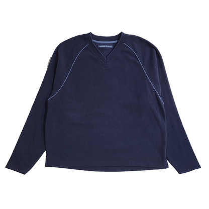 St Barrard Blue Thermal Fleece Vintage Y2K Sweatshirt UK Men's Size S