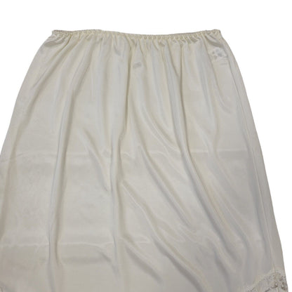 St Michael Vintage 70's White Under Skirt Uk Women's Size 10-12