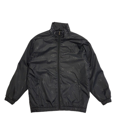 Calvin Klein Black Y2k Zipped Bomber Jacket Uk Men's Size XL