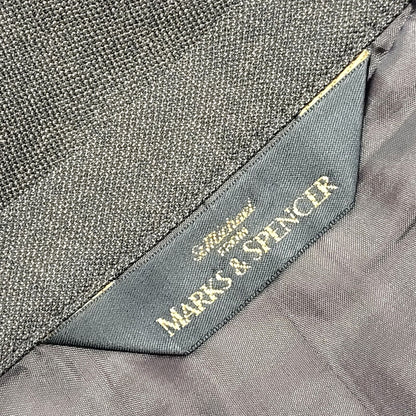 Marks & Spencer Vintage 90's Brown Solid Pencil Skirt Uk Women's Size 8 W26