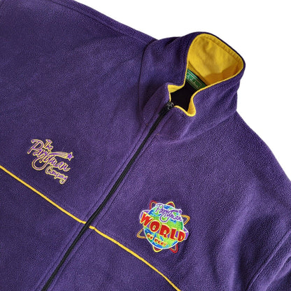 Ashdan Vintage 80s Purple Hiking Fleece Jacket Uk Men's Size Large