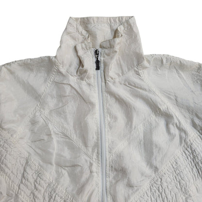 Rodeo Vintage 80s White Shell Jacket Uk Women's Size 18