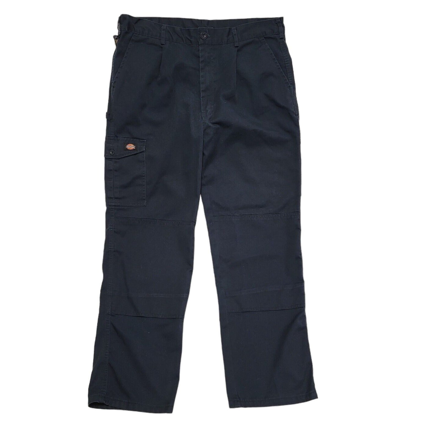 Dickies Y2k Vintage Navy Blue Straight Leg Work Trousers Uk Men's 2XL W38 L30