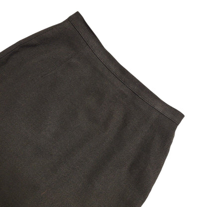 Marks & Spencer Vintage 90's Brown Solid Pencil Skirt Uk Women's Size 8 W26