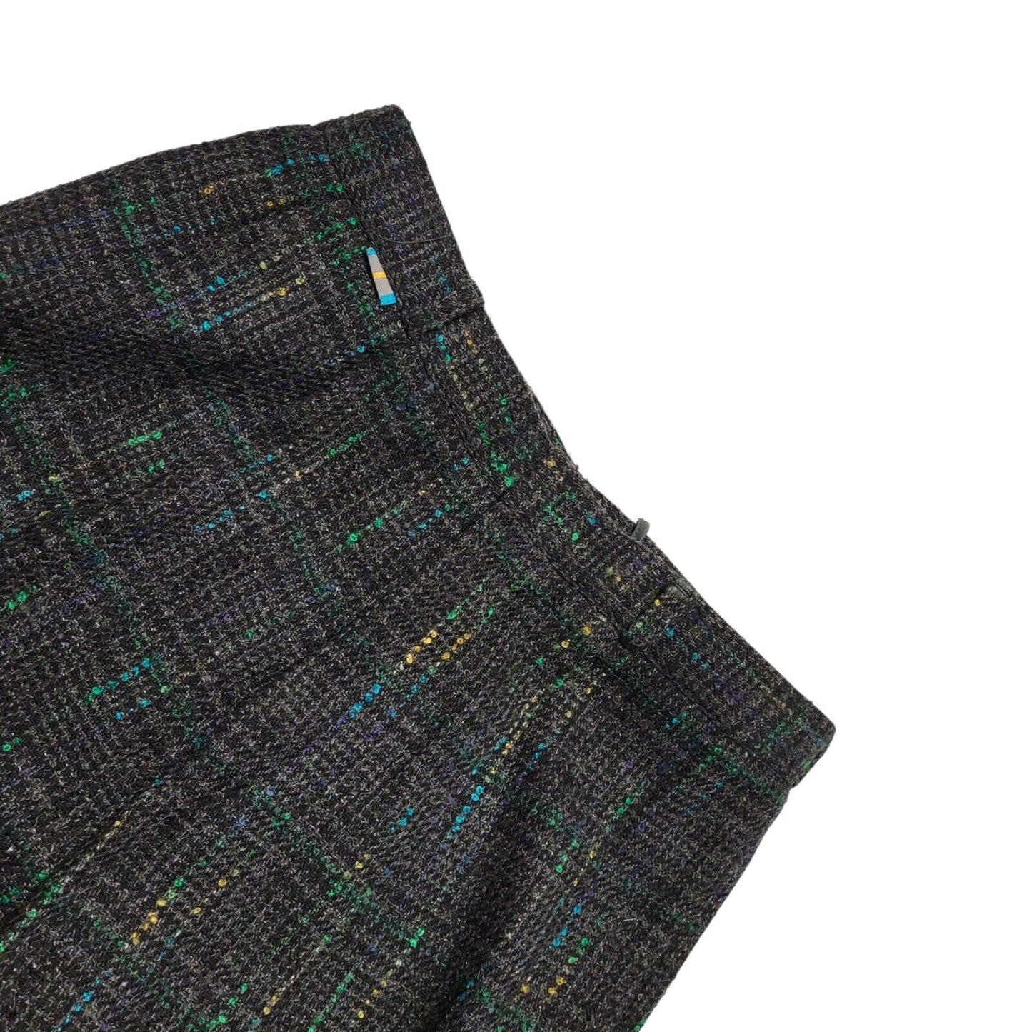 Flex Blue Plaid Wool Blend 2 Piece Suit & Trousers Uk Men's Size XL 46" W32 L32