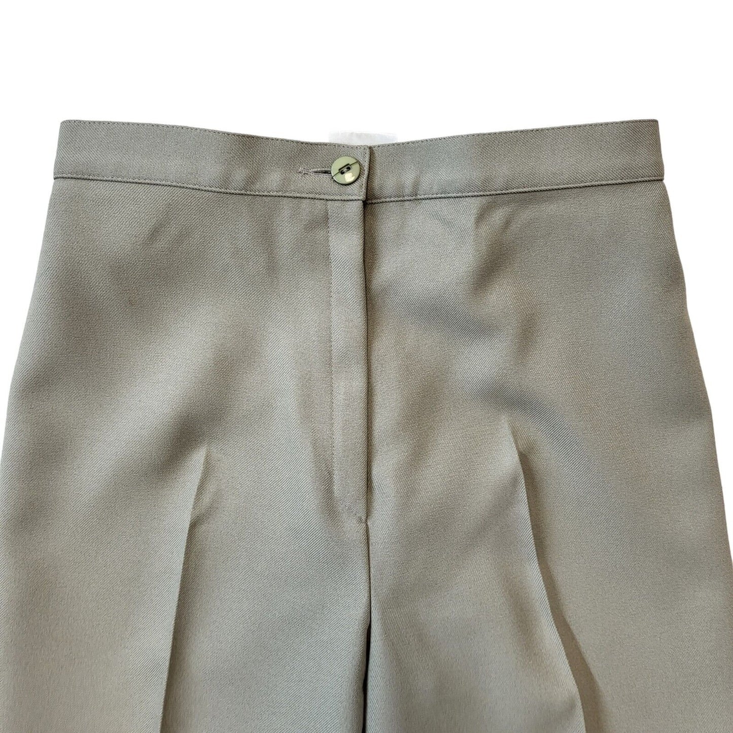 St Michael 80s Vintage Beige Straight Trousers Women's Size 12 W26 L29