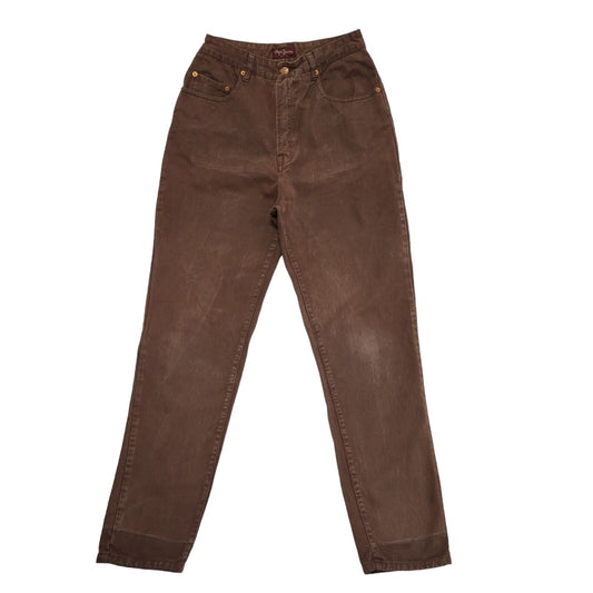 Pepe Jeans 90s Brown High Waist Denim Jeans Uk Women's Size 10 W28 L31