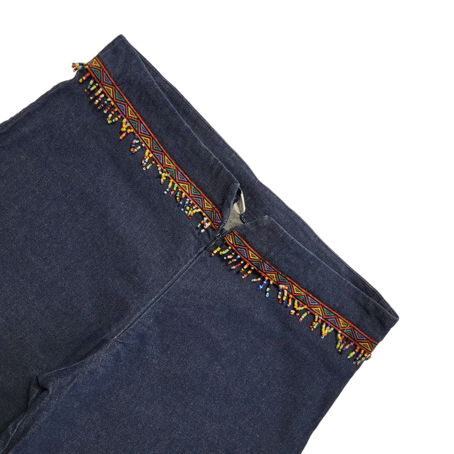 Ozone 90s Vintage Dark Blue Straight Leg Denim Jeans Uk Women's 12 W30 L26