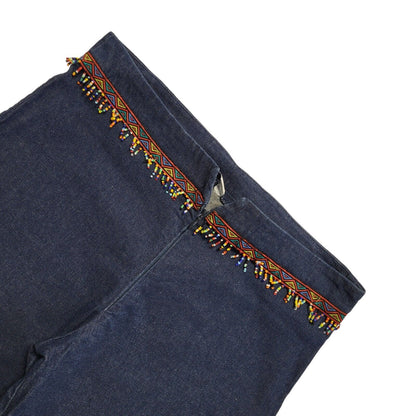 Ozone 90s Vintage Dark Blue Straight Leg Denim Jeans Uk Women's 12 W30 L26