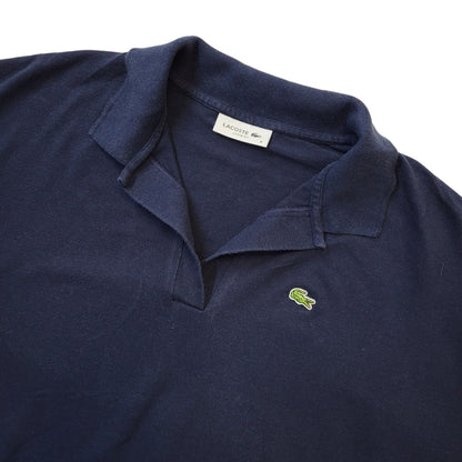 Lacoste Navy Blue Loose Fit Polo Top Womens Size Medium