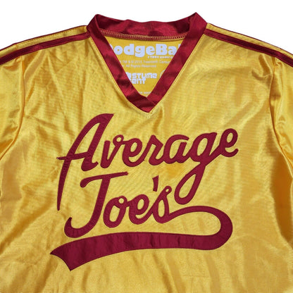 Costume Agent Vintage Y2k Yellow Dodge Ball Shirt Uk Men's Size M