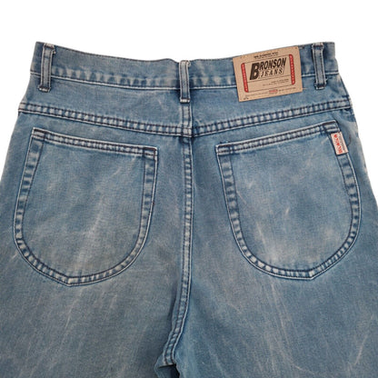 Bronson 90s Vintage Blue Tapered Denim Jeans Men's Size M W32 L32