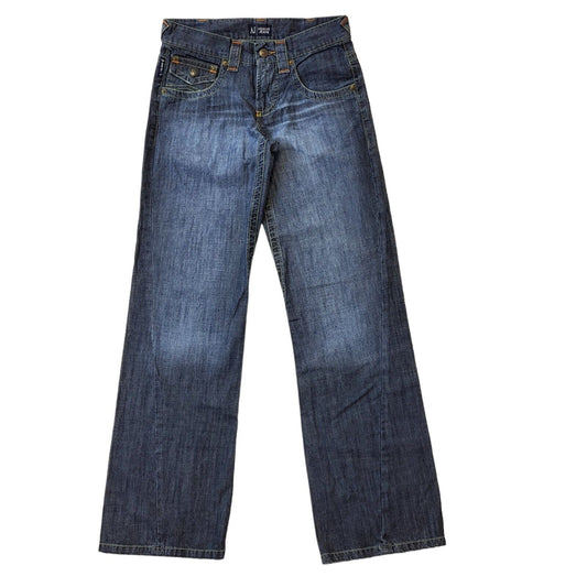 Armani Jeans Y2K Blue Straight Leg Denim Jeans Women's Size S W26 L32