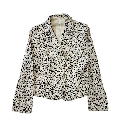 70s Vintage Coffee Bean Design Jacket Women's Size 8