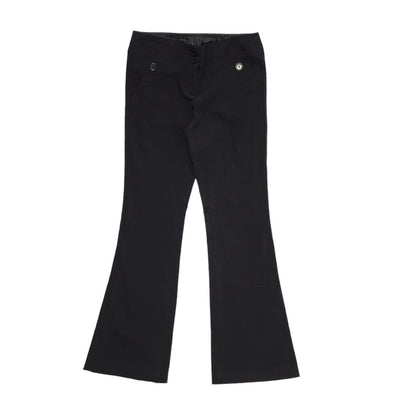 New Look Vintage 90's Black Bootcut Trousers Uk Women's 12 W30 L30