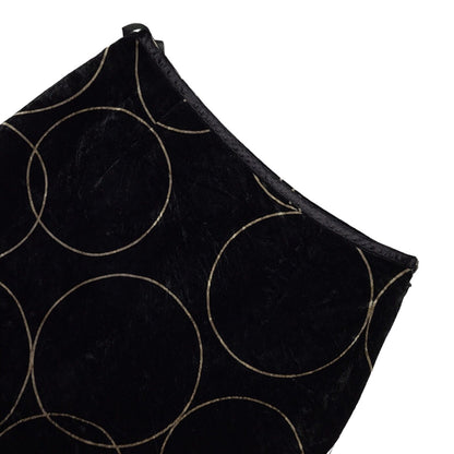 Entertainer Vintage 90's Black Straight Velvet Skirt Uk Women's Size 8 W26