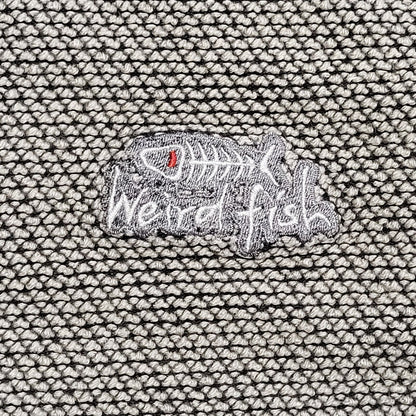 Weird Fish Grey Y2k 1/4 Zip Jumper Uk Men's Size XL