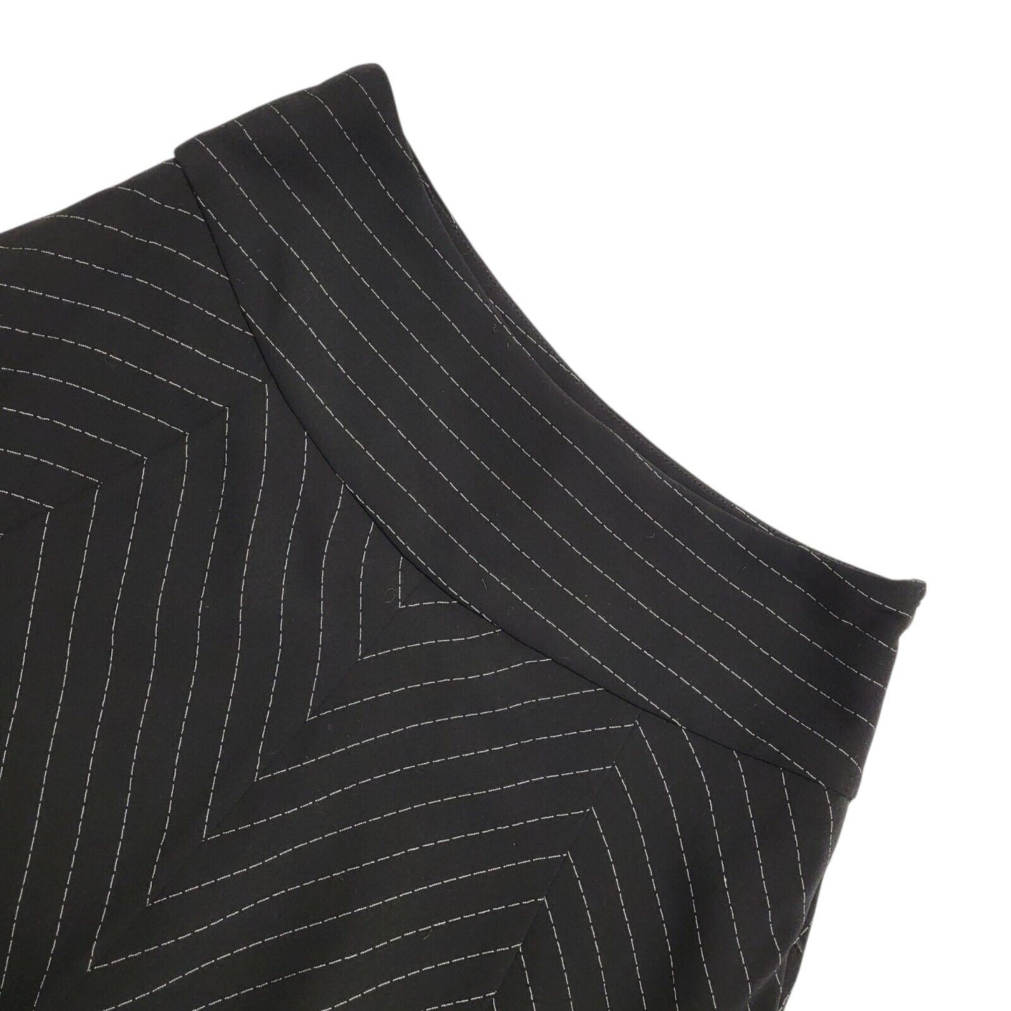 Amaranto Vintage 90's Black Side Zip Skirt Women's Size 10 W28
