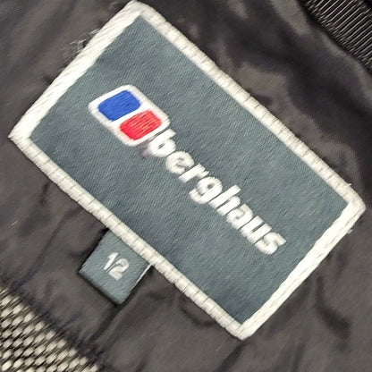 Berghaus Black Vintage Y2K Full Zip Hooded Jacket Uk Women's Size L12
