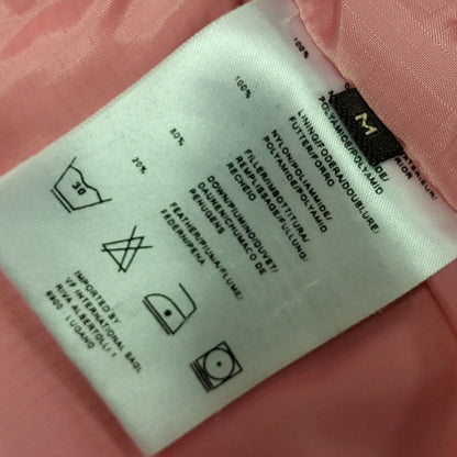 Napapijri Pink Zipped Quilted Puffer Jacket Uk Women's Size M