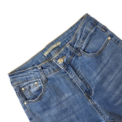 Sixte Y2K Vintage Blue Flared Denim Jean Women's Size M W28 L32