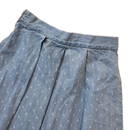 United Colors Of Benetton Blue Denim Midi Skirt Women's UK Size 8