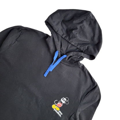 Mickey & Friends Black Pullover Over-sized Sweatshirt Hoodie UK Women's Size XL