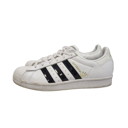 Adidas White Lace-up Sports Casual Leather Women's Trainers Uk Size 6