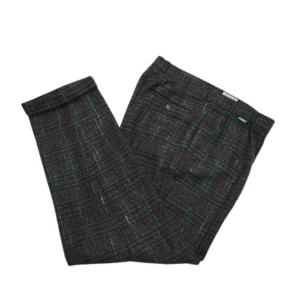 Flex Blue Plaid Wool Blend 2 Piece Suit & Trousers Uk Men's Size XL 46" W32 L32