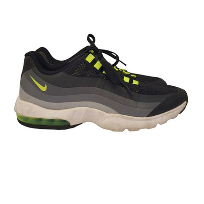 Nike Air Max 95 Black & Green Lace-up Sports Casual Trainers Uk Men's Size 5.5