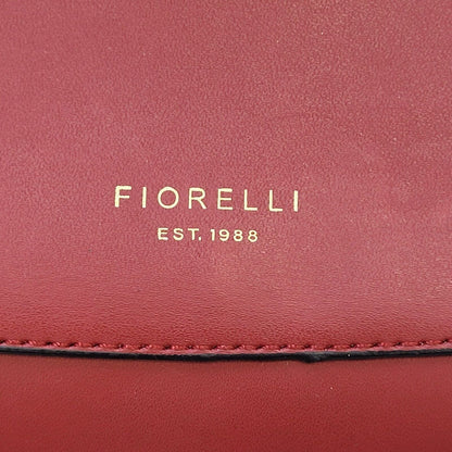 Fiorelli Red Leather Shoulder Saddle Bag Uk Women's 9.5" x 8.5"