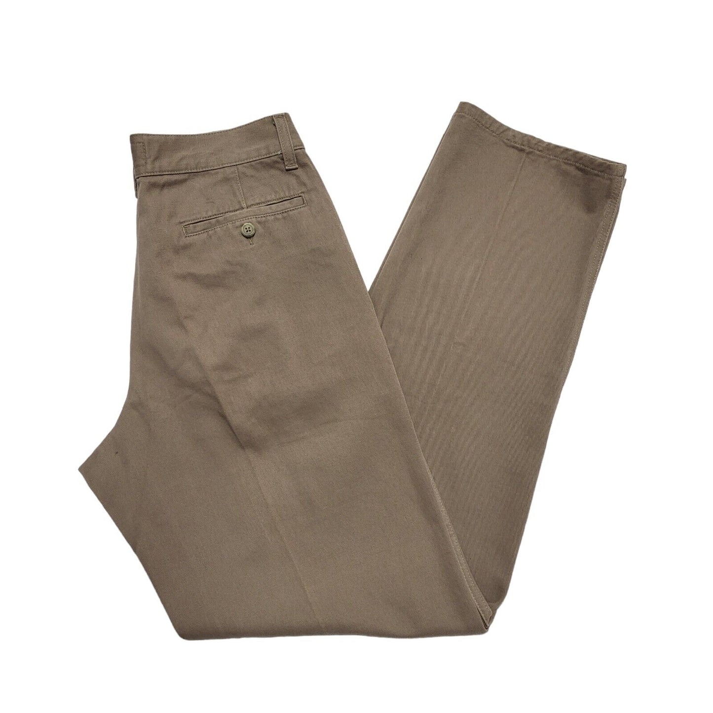 Armani Vintage 90's Mole Skin Tapered Beige Jeans UK Women's 10 W28 L31