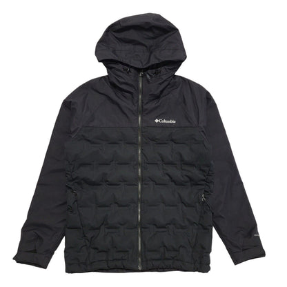 Columbia Black Zipped Hooded Jacket Uk Women's Size Small