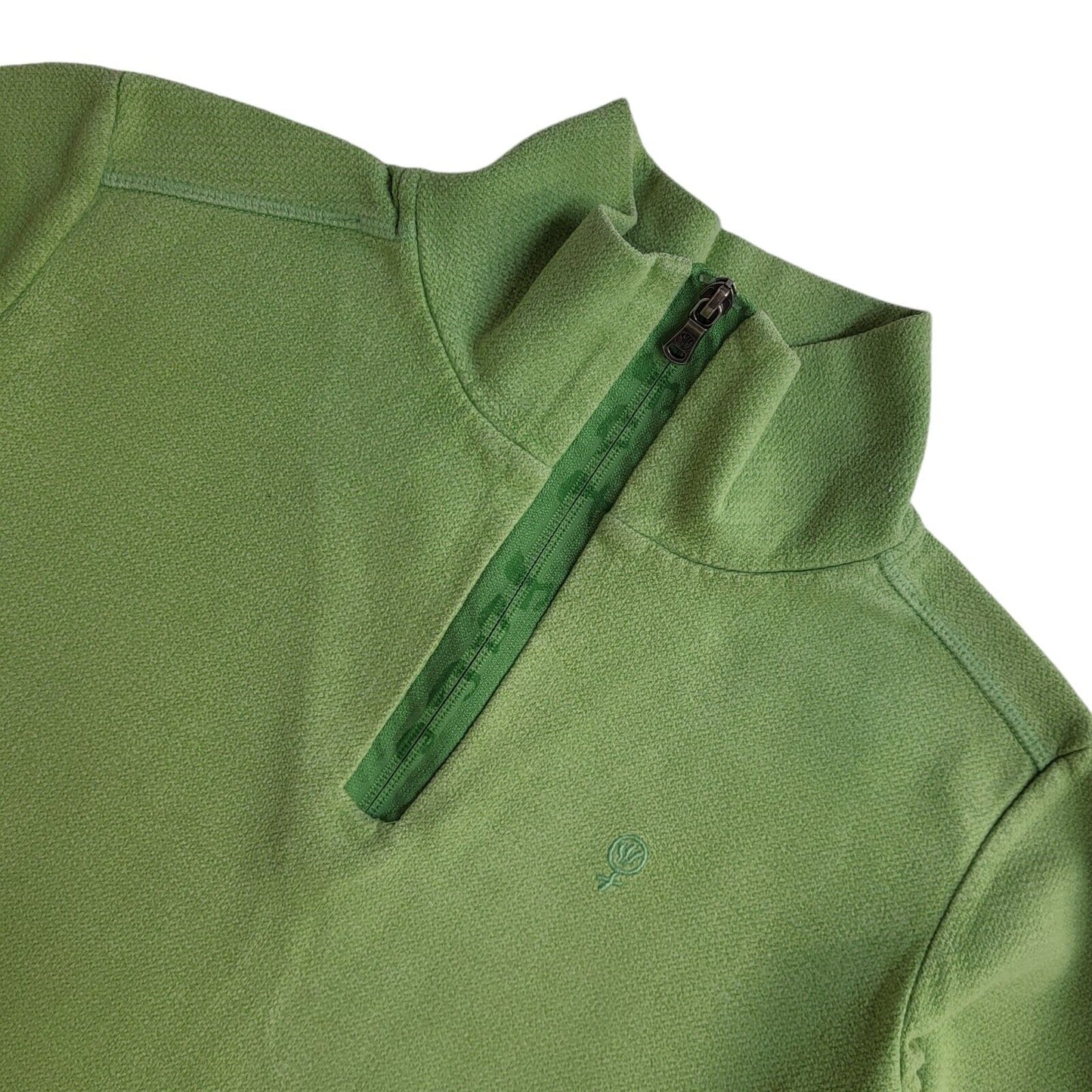 Fat Face Green 1/4 Zip Vintage 90's Sweatshirt UK Women's 14