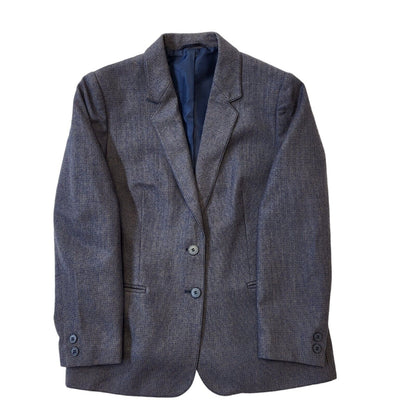 St Michael Vintage 70s Blue Wool Suit Jacket Mens Size 44.