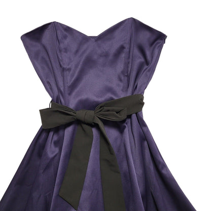 West One Vintage 90s Purple Sweetheart Evening Dress Uk Women's Size 10 W28