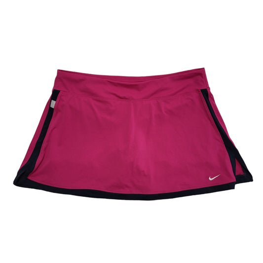 Nike Dri-Fit Pink Short Sports Skirt Uk Women's Size Large W30