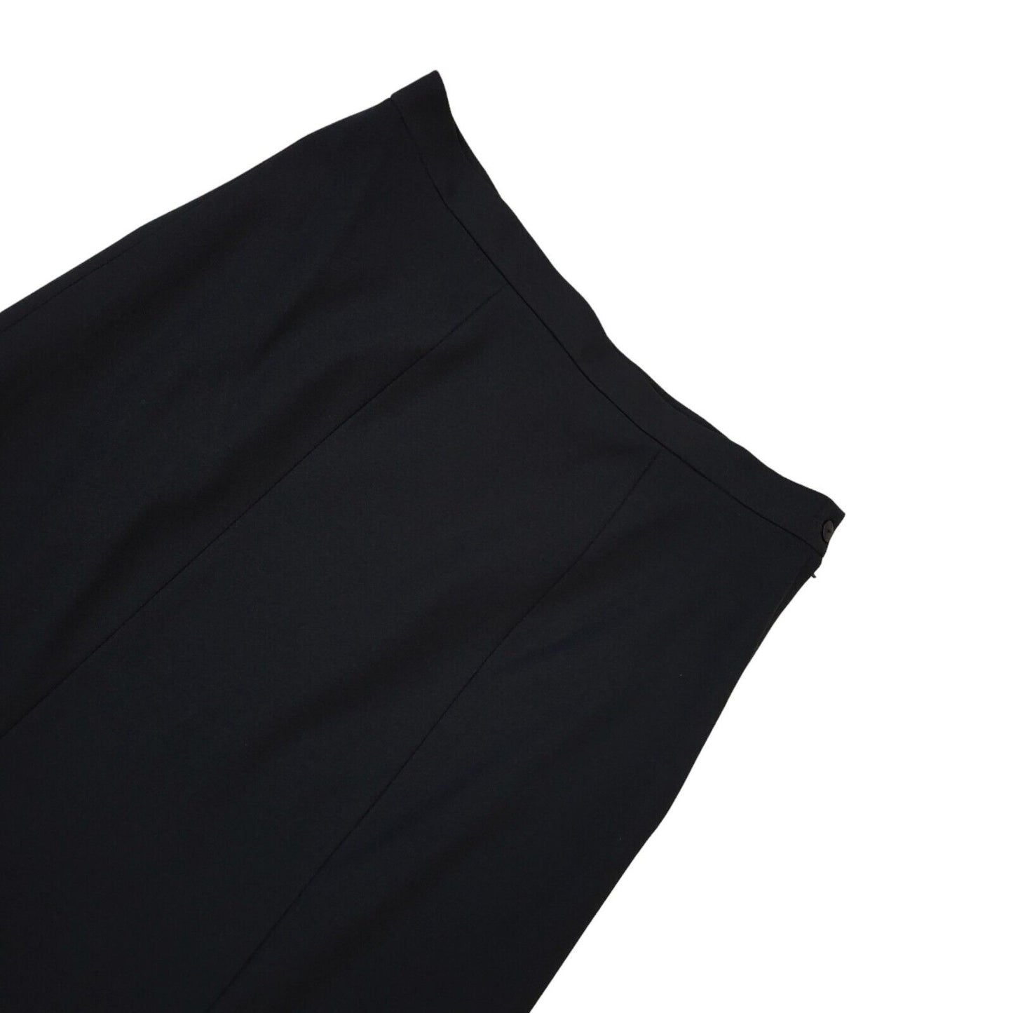 DL Barron Vintage 80's Black Pleated Skirt Uk Women's Size 16 W32