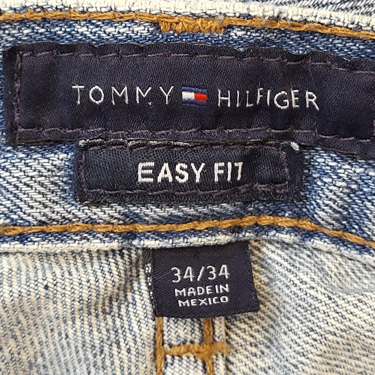 Tommy Hilfiger Y2K Blue Straight Denim Jeans Men's Size L W34 L35