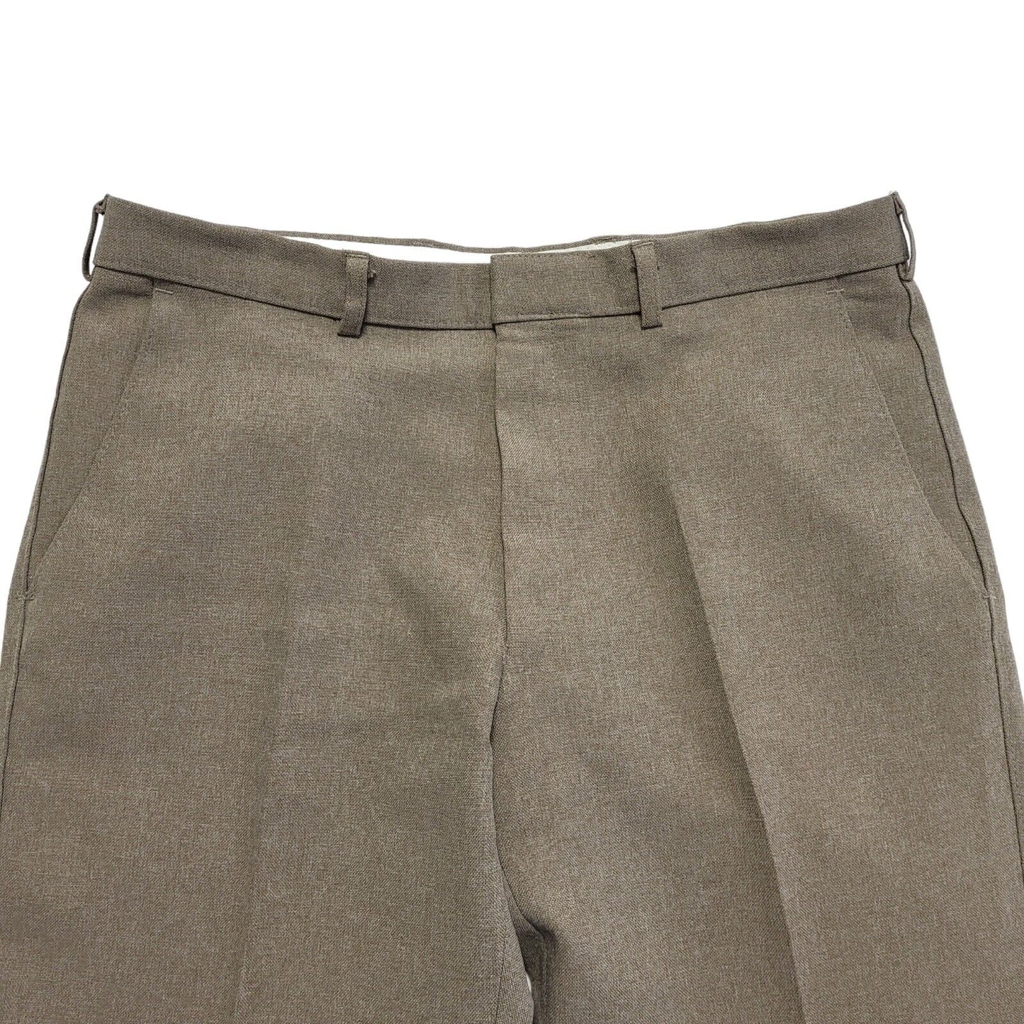 St Michael 90s Vintage Beige Straight Dress Trousers Uk Men's Size L W34 L29