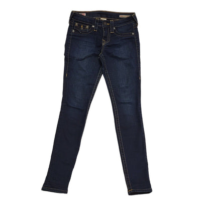 True Religion Blue Skinny Denim Jeans Women's Size UK 10 W28 L30