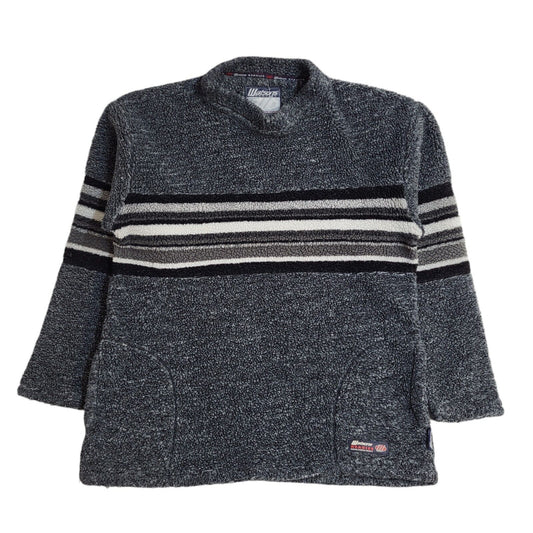 Watsons Vintage 90's Grey Fleece Jumper UK Men's Size L/XL