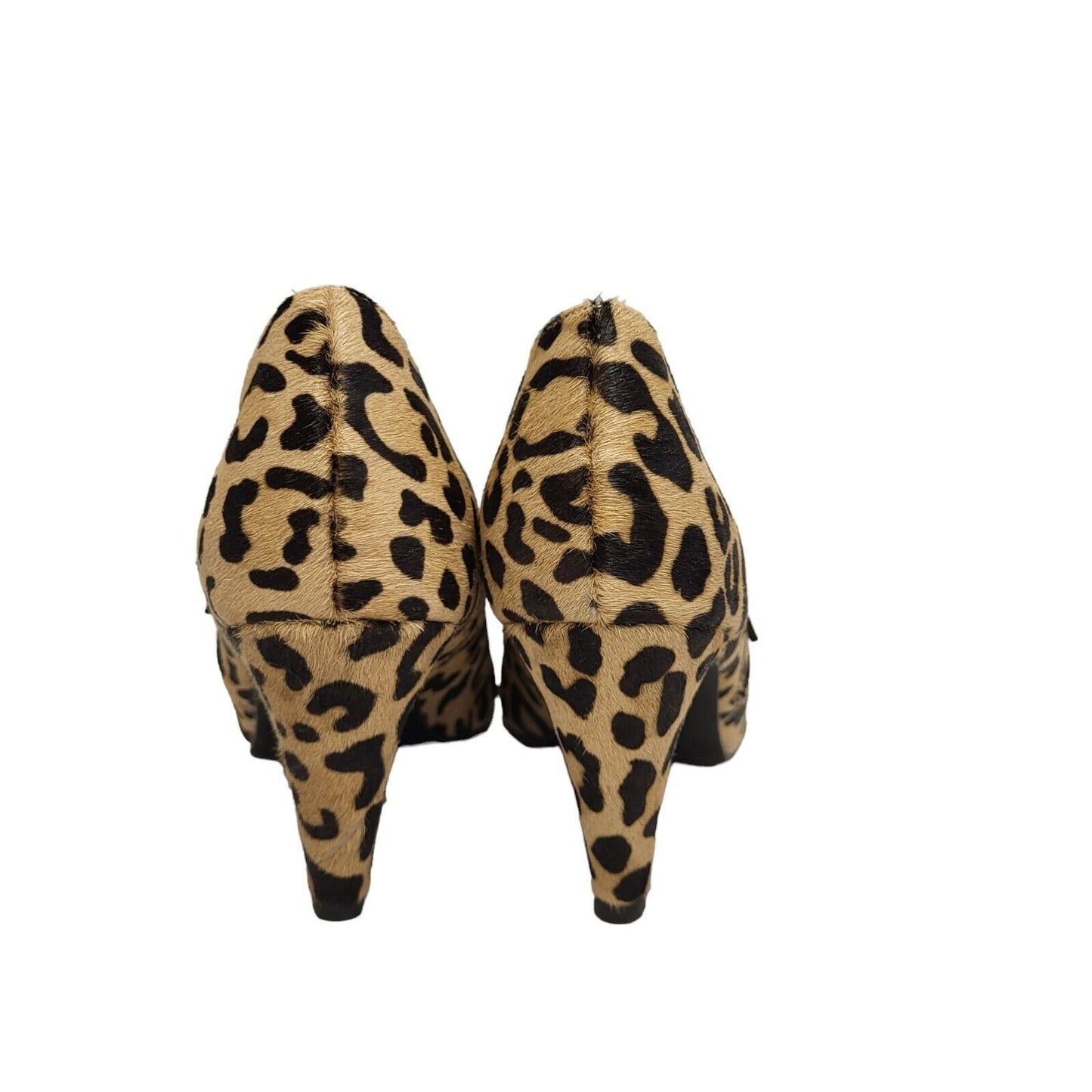 Office London Brown Animal Print Heels Shoes Uk Women's Size 5