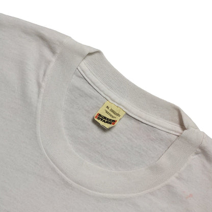 Screen Stars 90s Vintage White Dial a Dream Single Stitch T-Shirt Mens Size XL