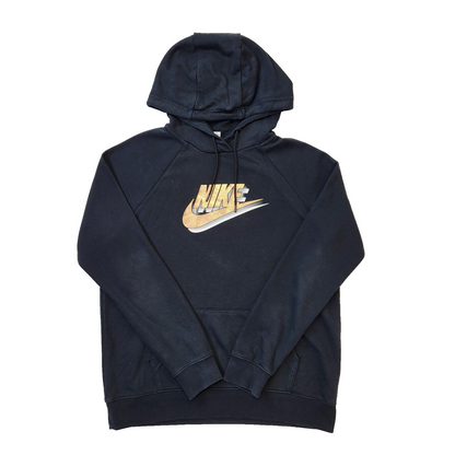 Nike Black Retro Drawstring Hoodie Women's Size Medium