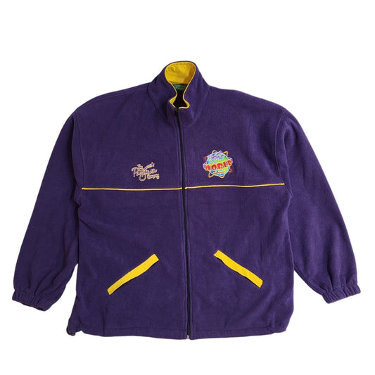 Ashdan Vintage 80s Purple Hiking Fleece Jacket Uk Men's Size Large
