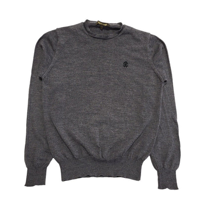 Roberto Cavalli Grey Round Neck Jumper Women's Size Small