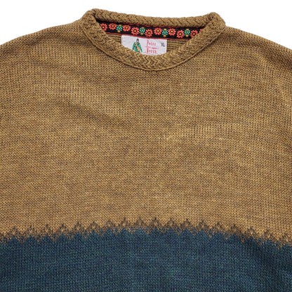 Peter Werth Brown Vintage 90s Crew Neck Jumper Uk Men's Size XL